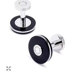 MONTBLAC PIX Cufflinks, black. Brand New Never Worn. Stunning